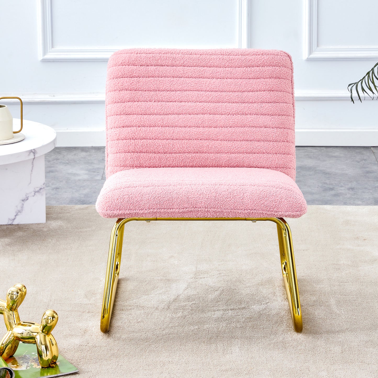 Niles Mid-Century Plush Accent Chair