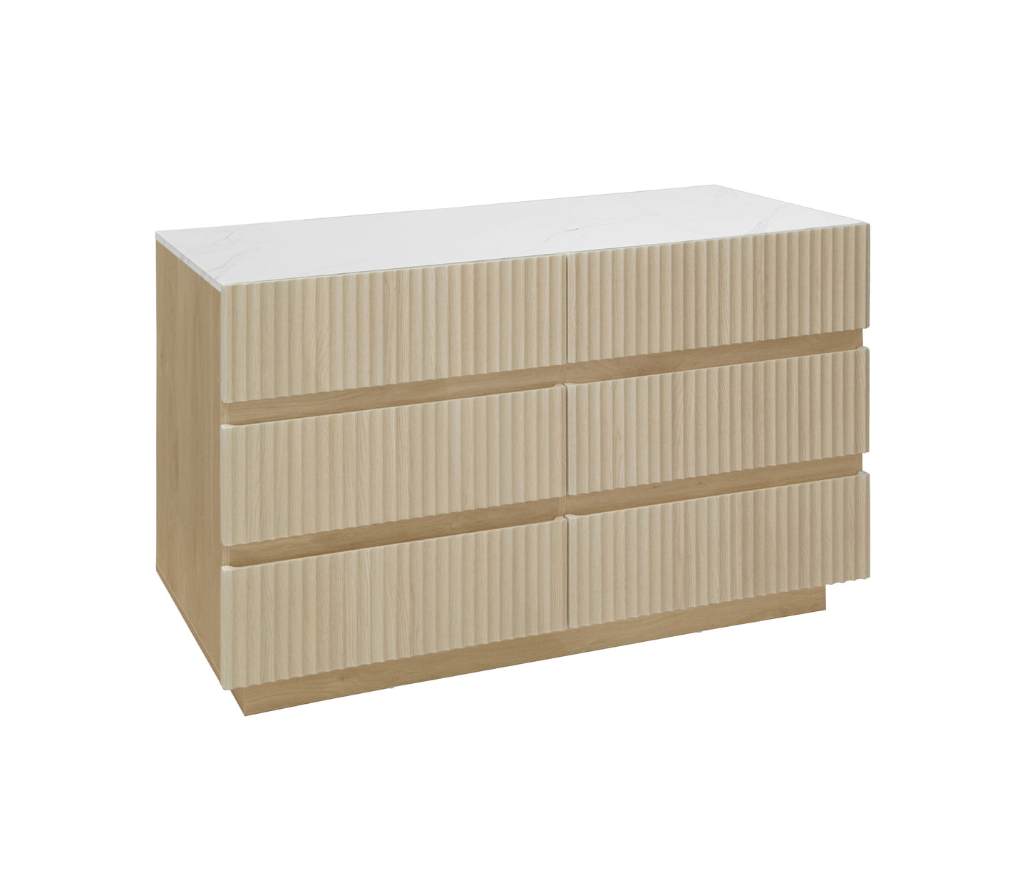 Eda Modern Velvet Chest of Drawers