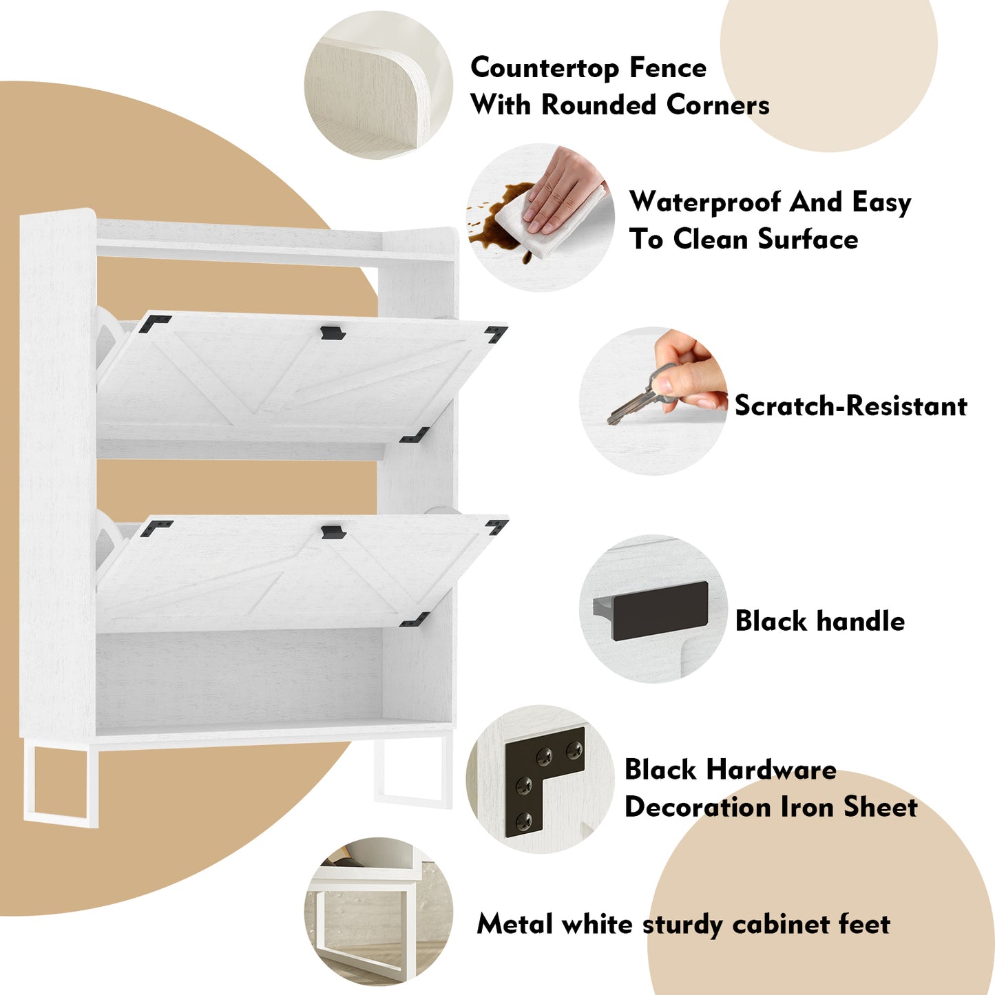 Sonoma Contemporary Shoe Storage Cabinet
