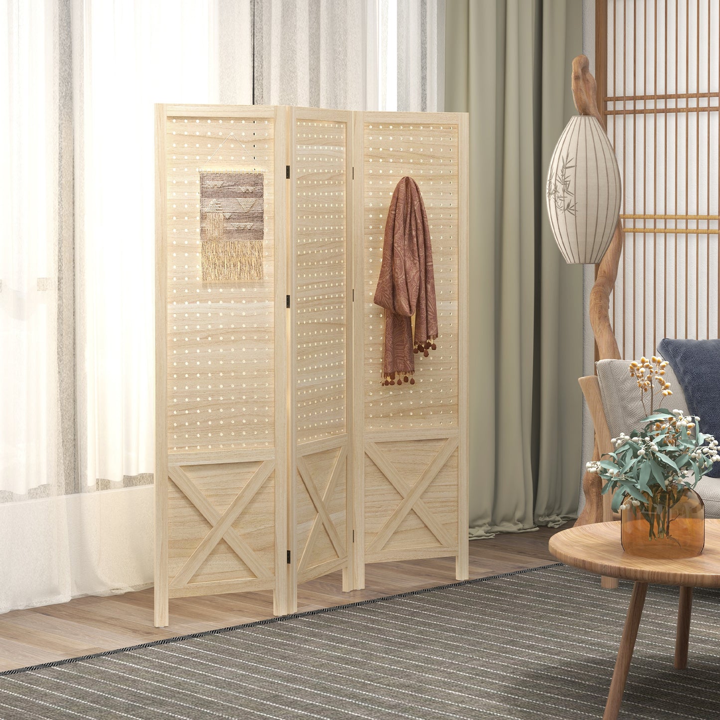 Ghivi Craftsman Wooden Display Screen