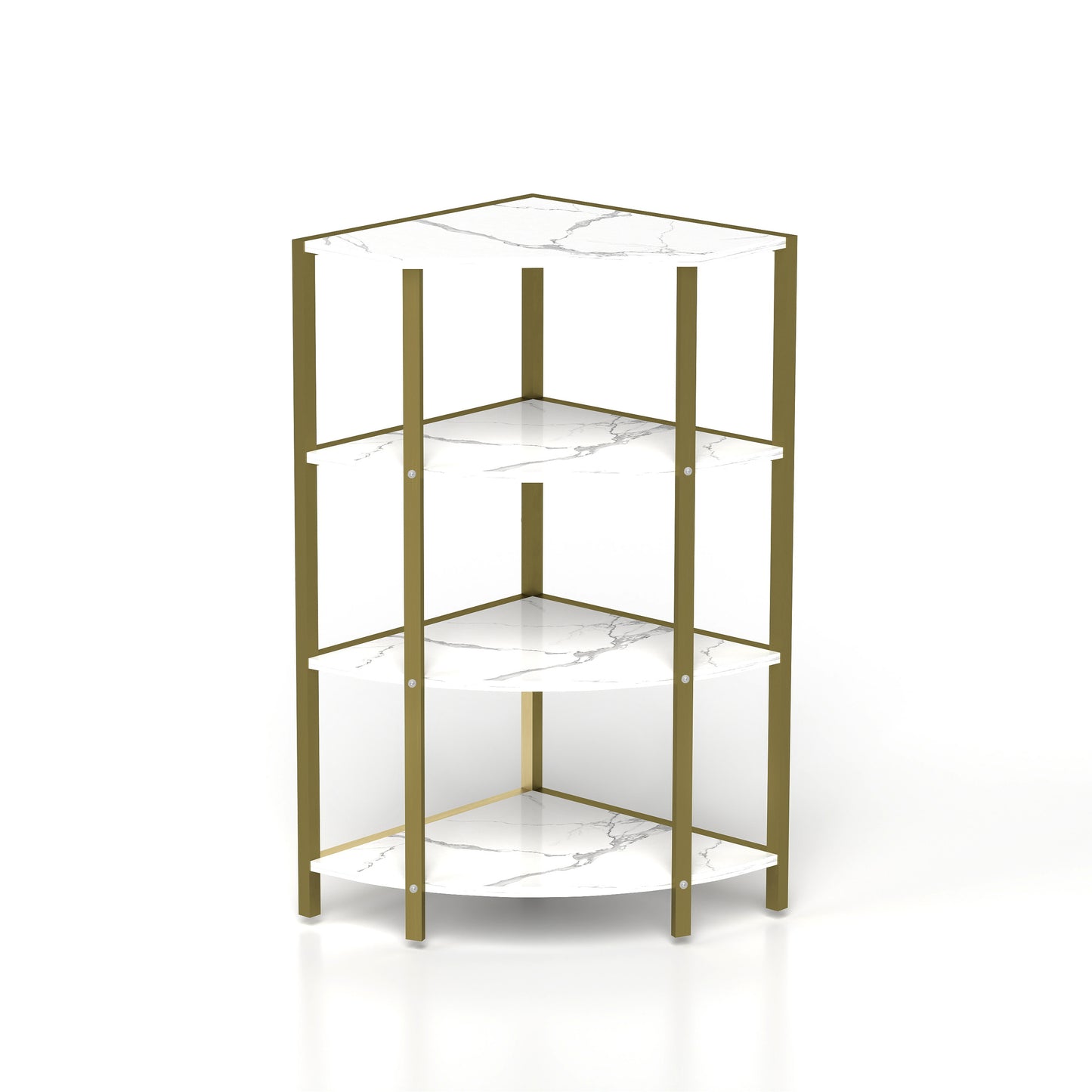 Lula Modern Corner Shelf Stand