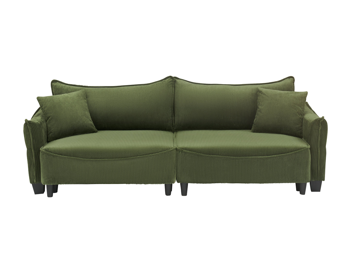 Napa Mid-Century Corduroy Sofa Bed