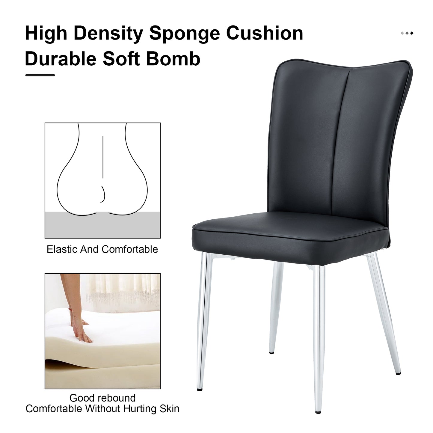 Amity Modern Minimalist Dining Chairs
