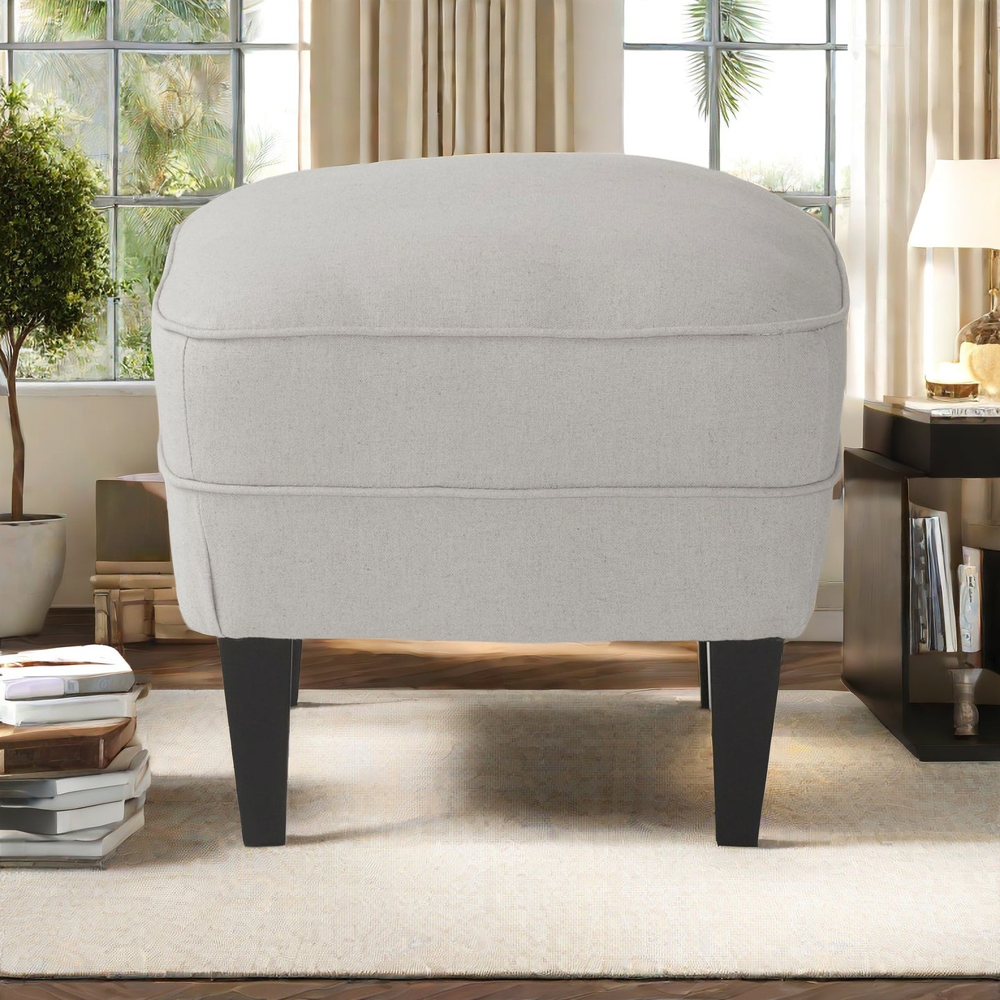 Justo Traditional Upholstered Fabric Club Chair