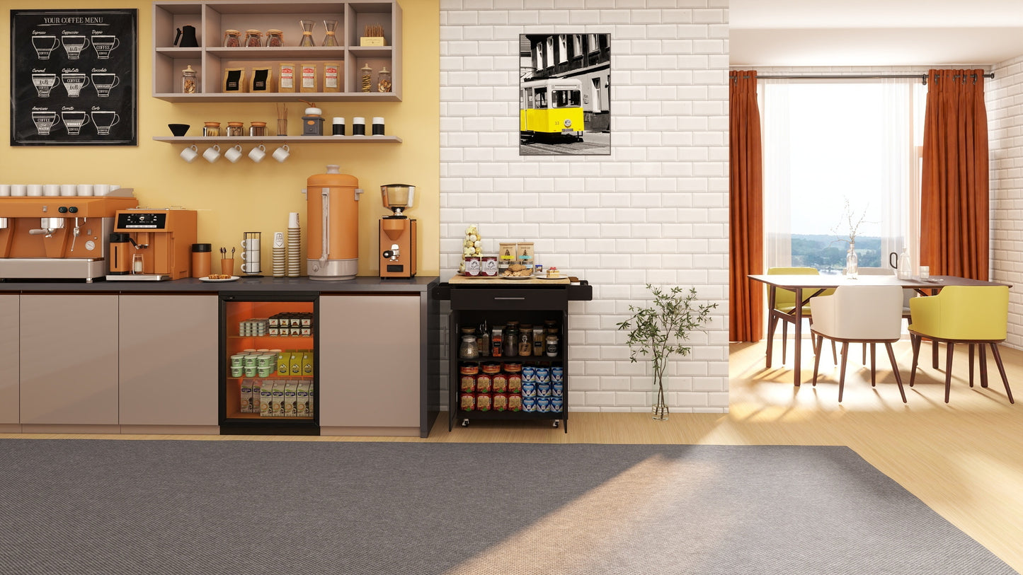 Marites Modern Rolling Kitchen Cart