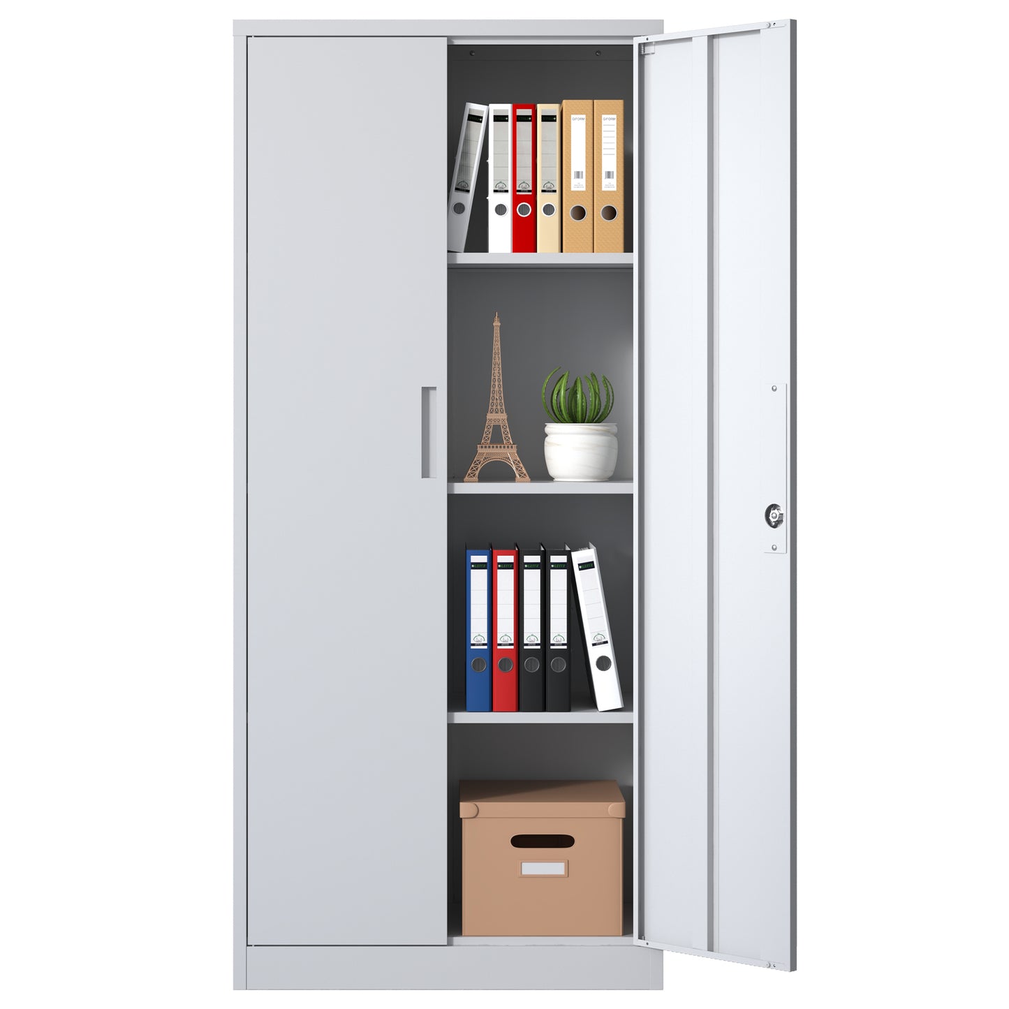 Westport Modern Metal Storage Cabinet