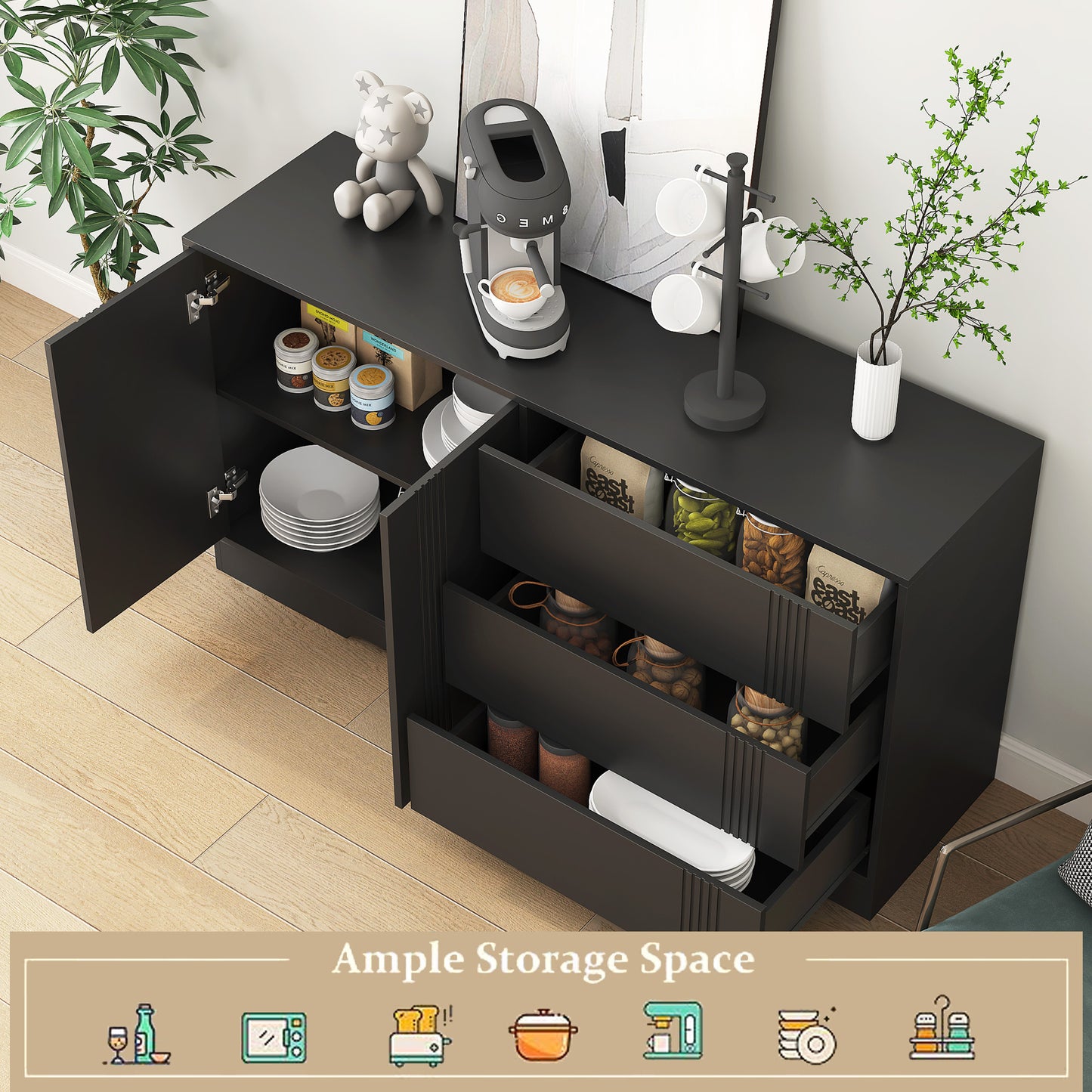 Fitch Modern Kitchen Buffet Storage