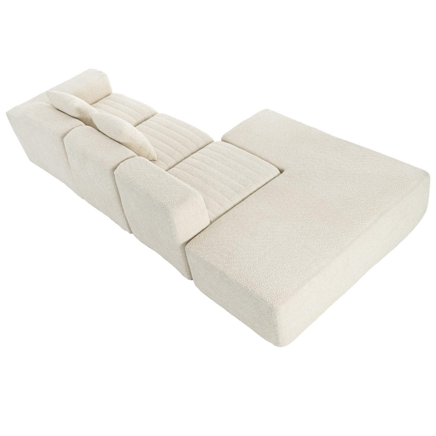 Luz Contemporary Sectional Sofa Set