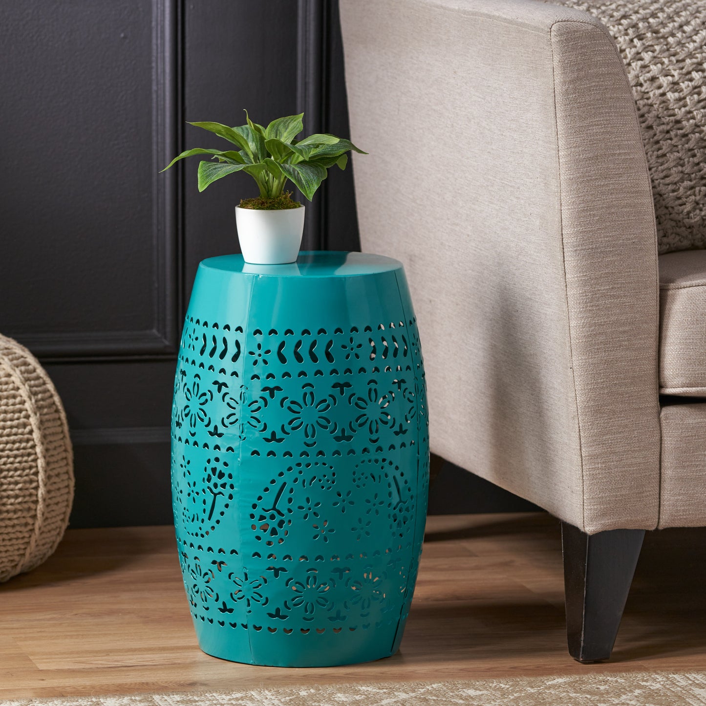 Justo Modern Minimalist Outdoor Side Table