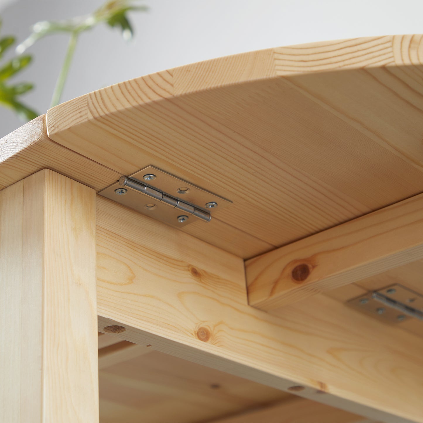 Calista Craftsman Natural Solid Drop Table