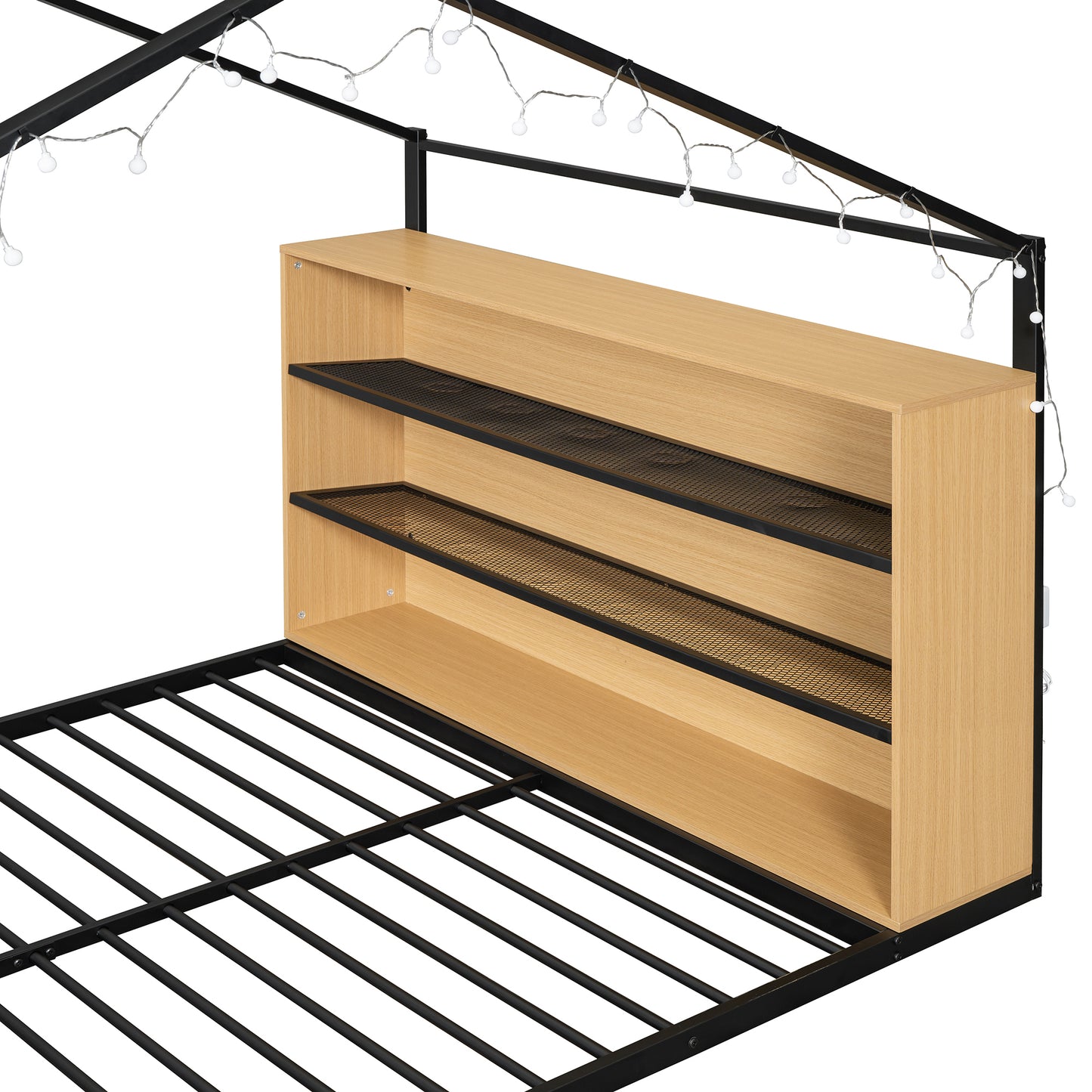 Bartholomew Industrial Metal House Bed Frame