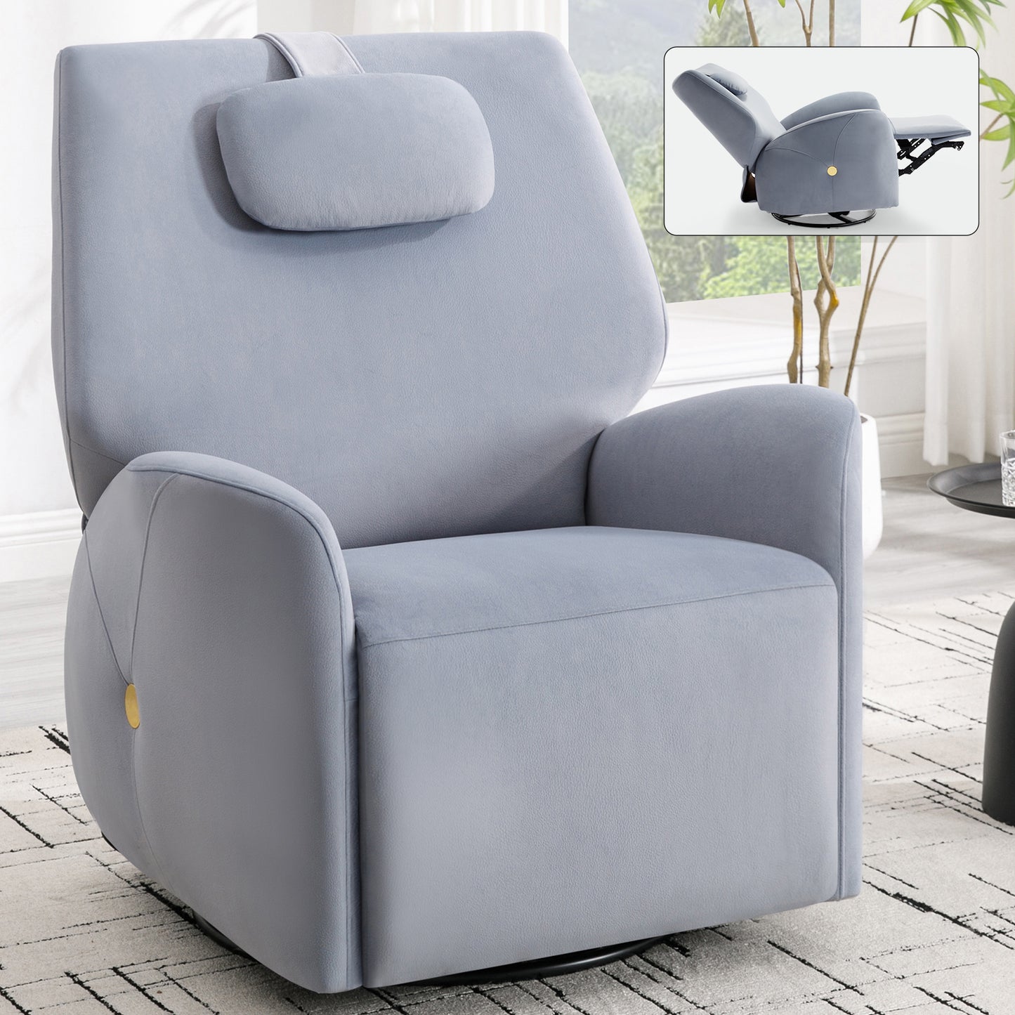 Cleo Contemporary Rocker Power Recliner