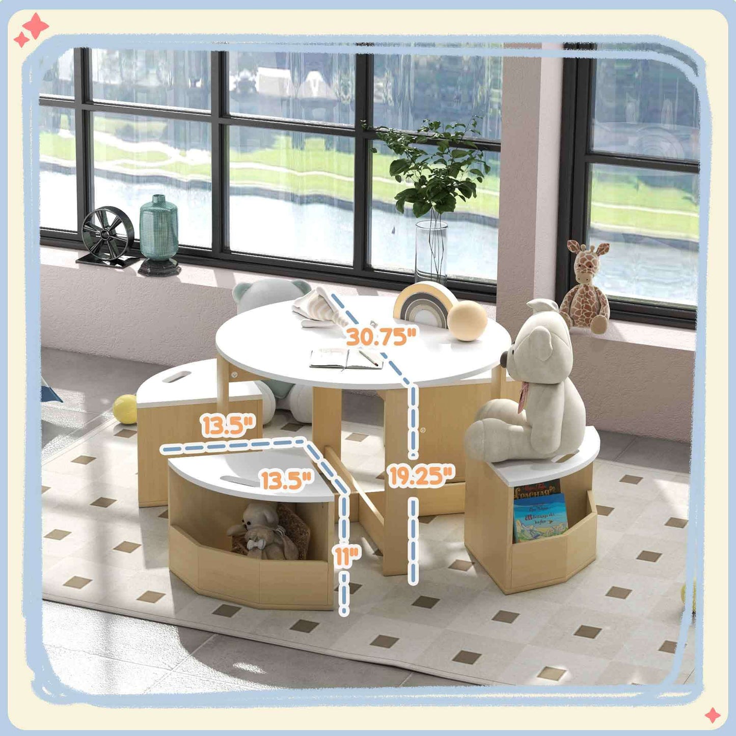 Bartholomew Contemporary Velvet Toddler Play Set