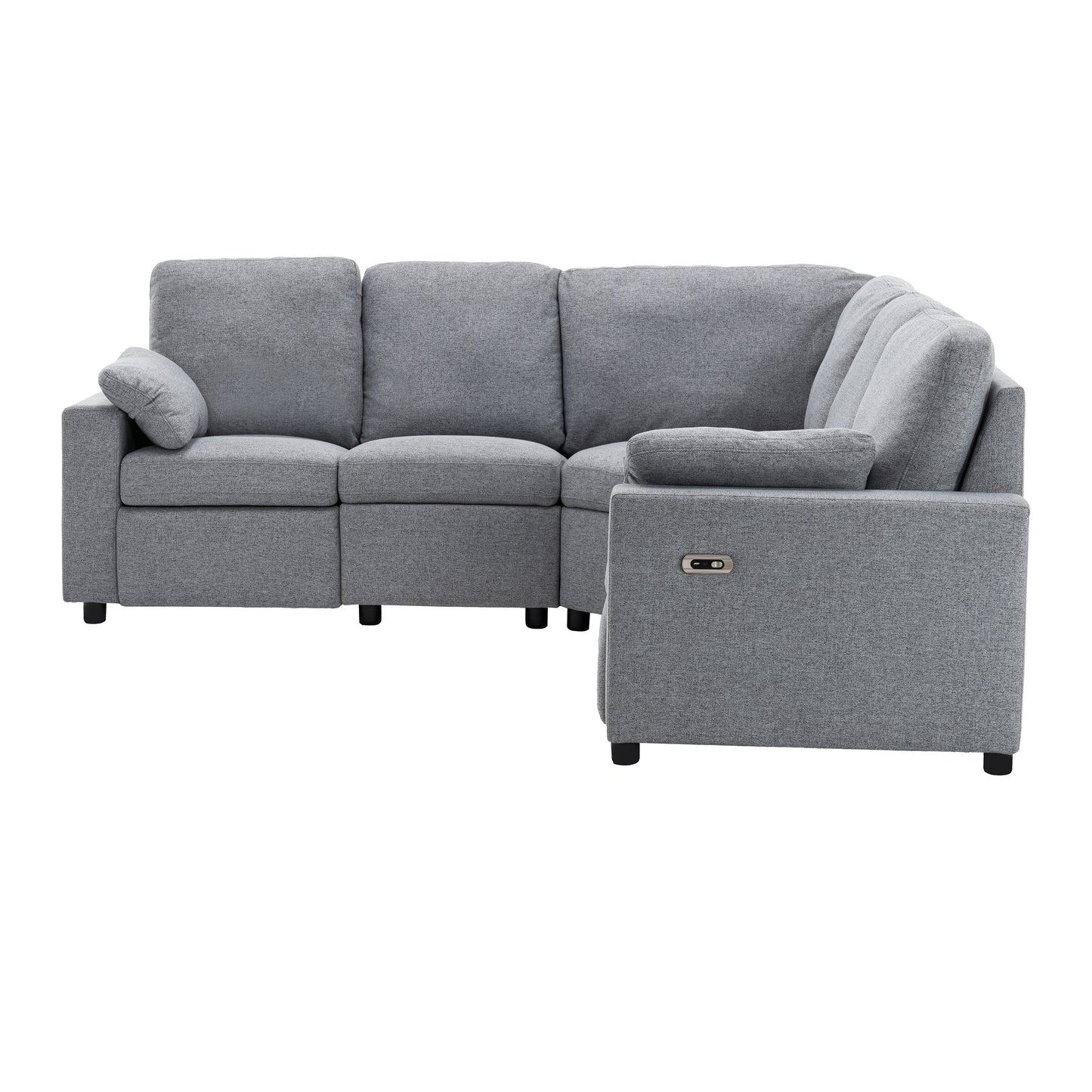 Calista Modern Reclining Theater Sectional