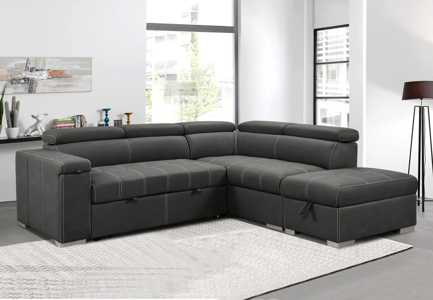 Luz Modern Convertible Sofa Bed