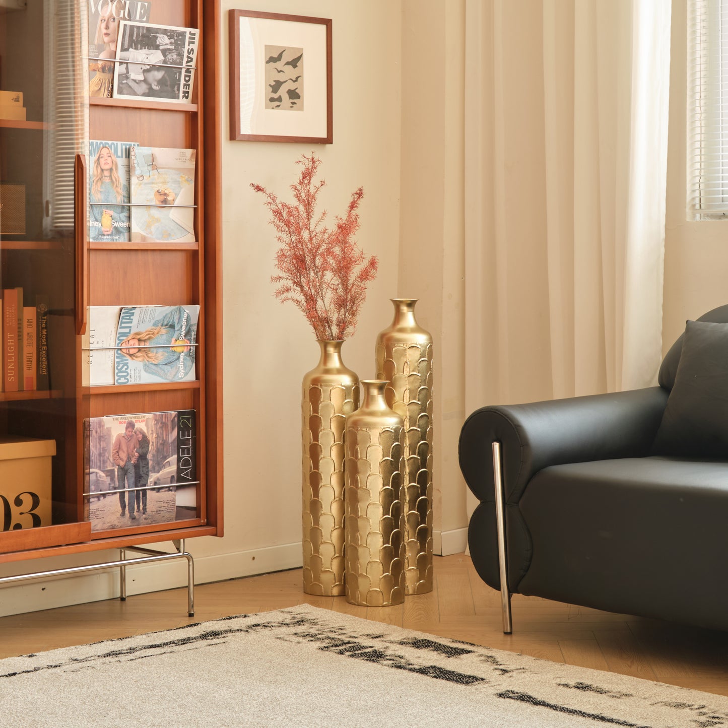 Niles Contemporary Glazed Floor Vases