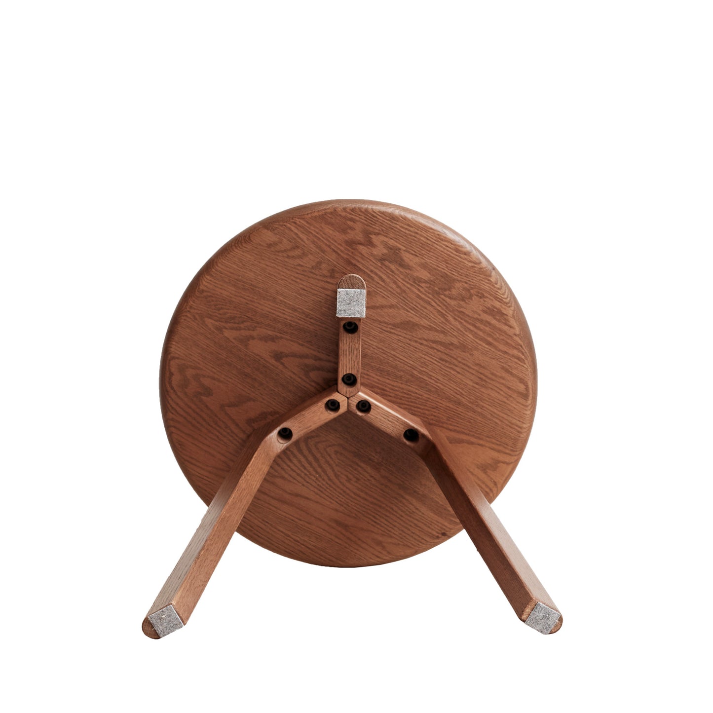 Bartholomew Craftsman Round Oak Side Table