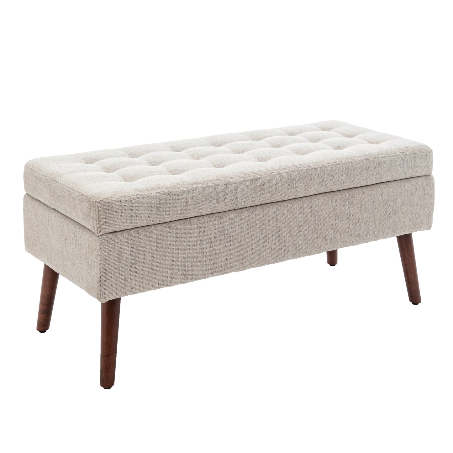 Kingsly Contemporary Upholstered Storage Bench
