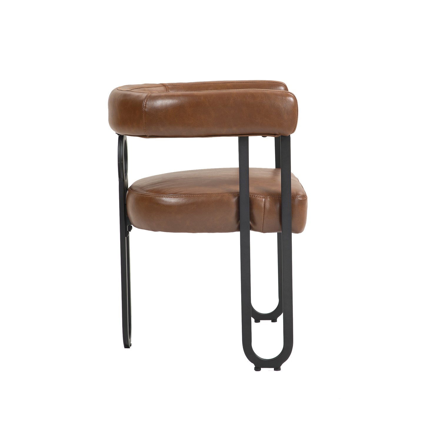 Napa Contemporary Fabric Upholstered Barrel Chairs