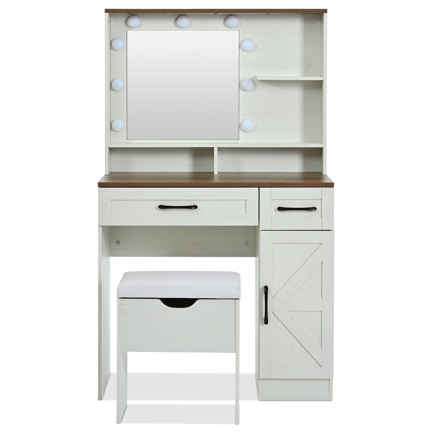 Jiron Craftsman Farmhouse Vanity Set