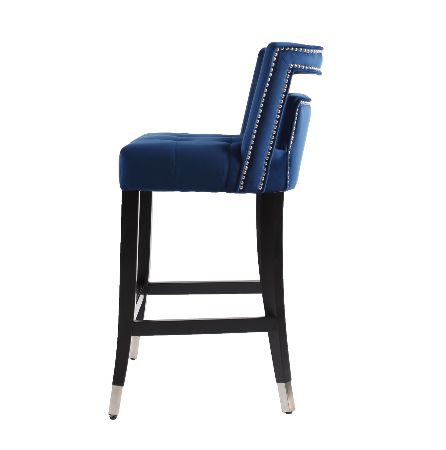 Sonoma Modern Suede Velvet Barstool Chair