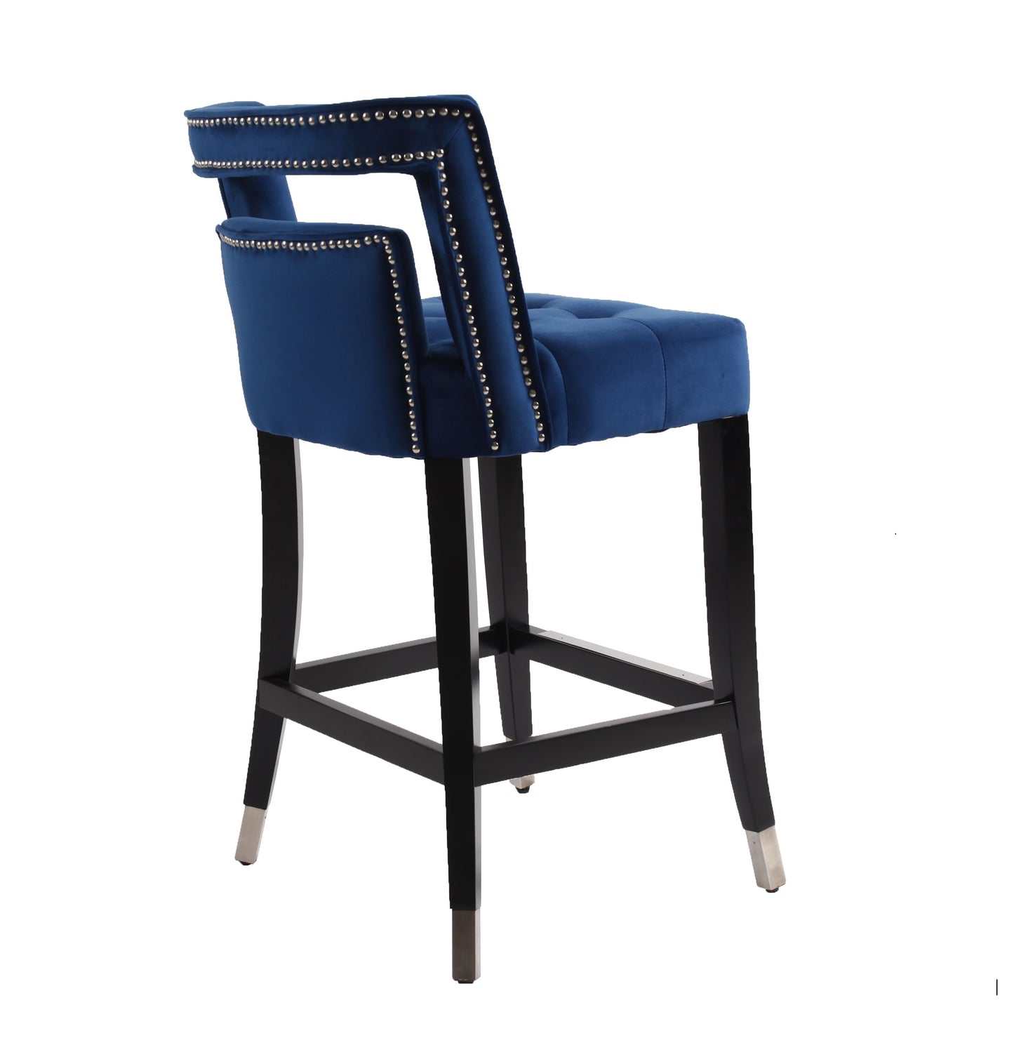 Sonoma Modern Suede Velvet Barstool Chair