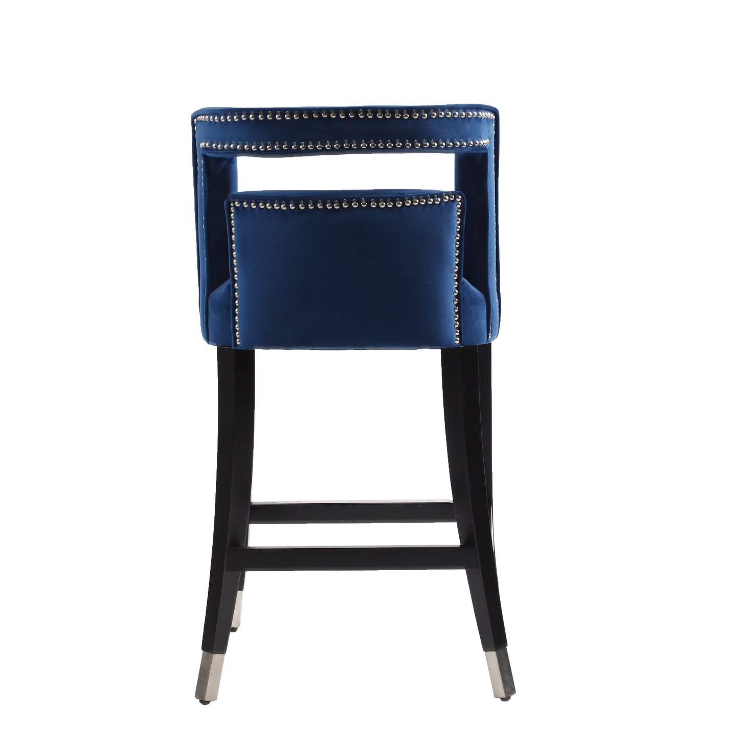 Sonoma Modern Suede Velvet Barstool Chair
