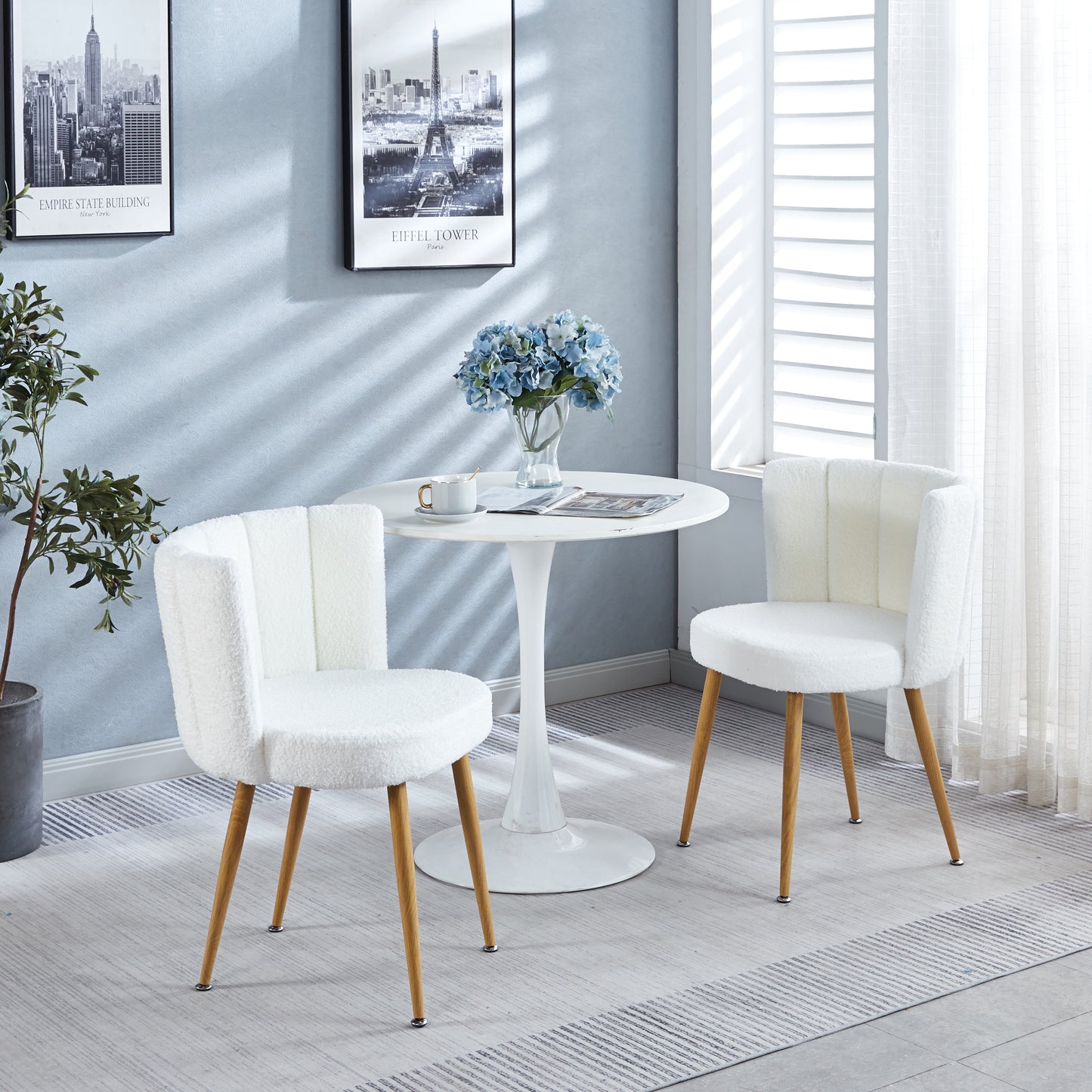 Cleo Contemporary Backrest Cushions Chair