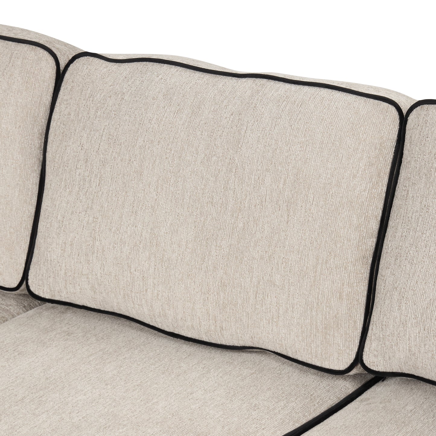Emery Mid-Century L-Shaped Sofa Bed Sectional
