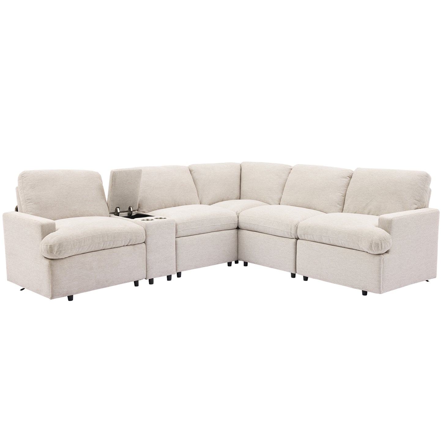 Fremont Modern Power Recliner Sectional Sofa