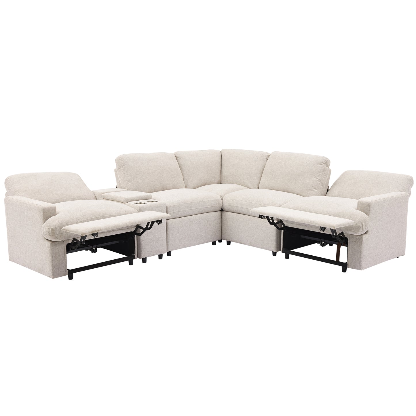 Fremont Modern Power Recliner Sectional Sofa