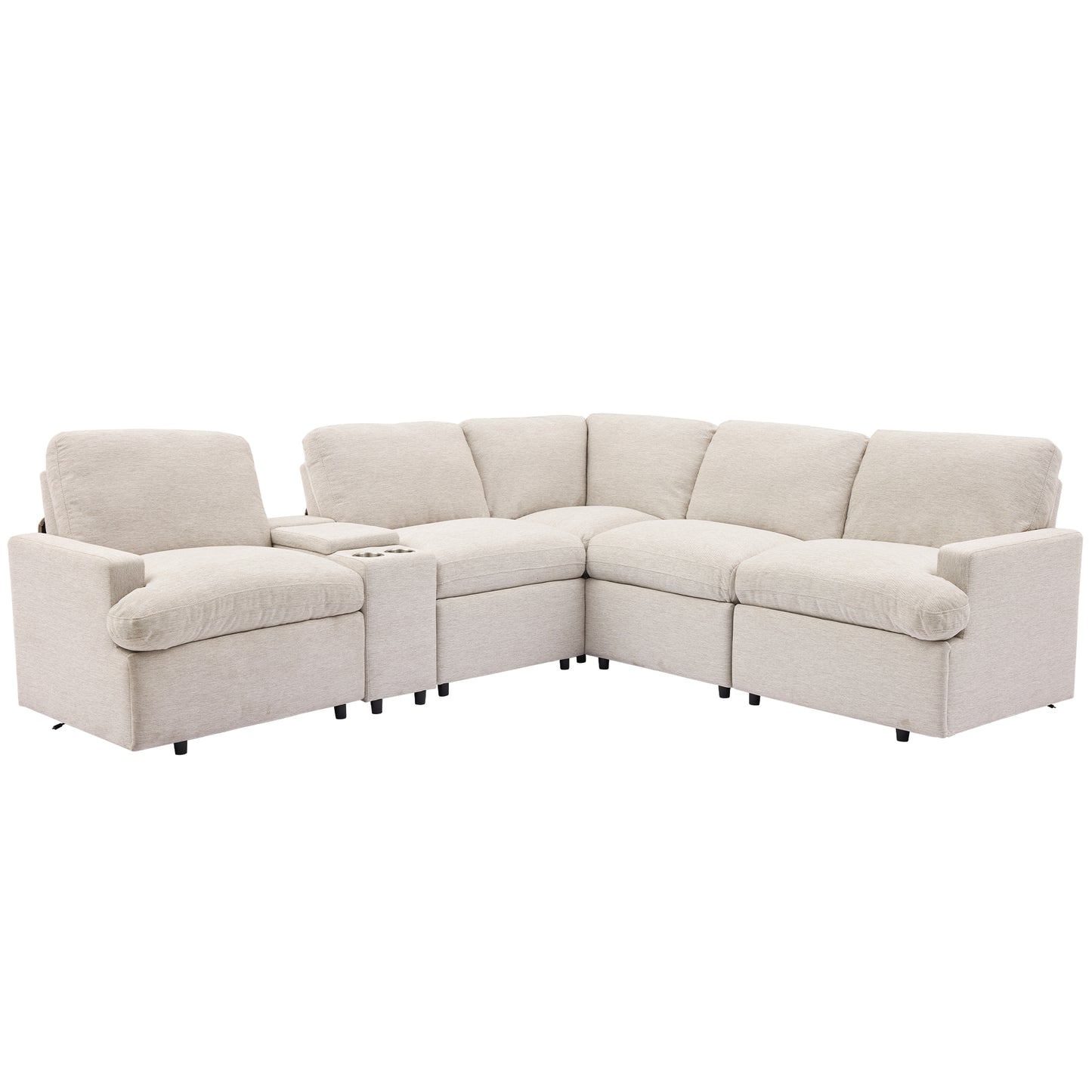 Fremont Modern Power Recliner Sectional Sofa