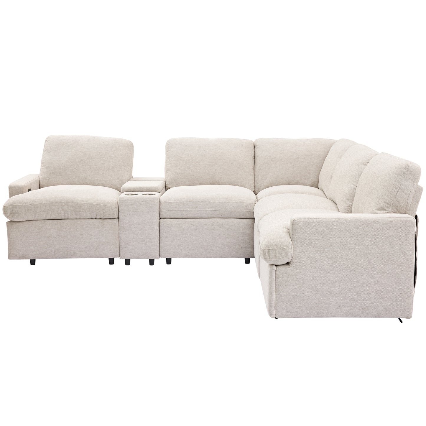 Fremont Modern Power Recliner Sectional Sofa