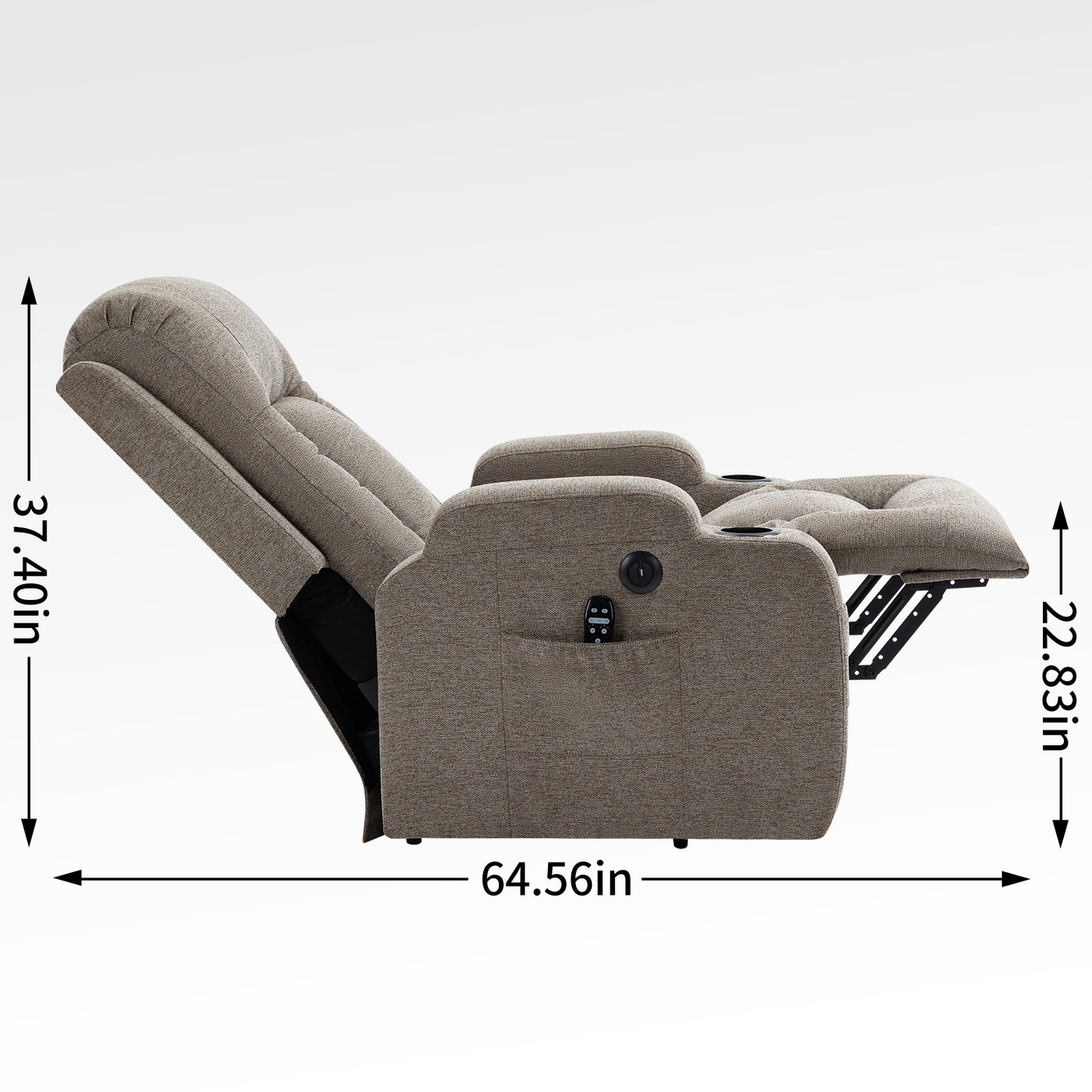 Westport Modern Vibration Power Lift Recliner