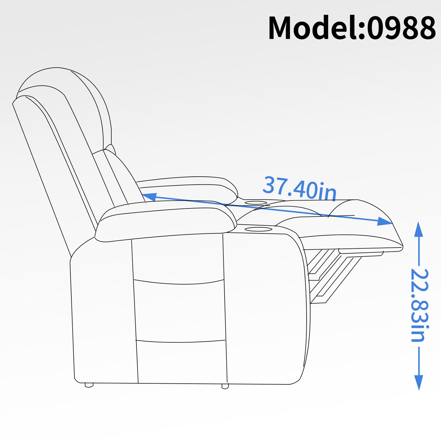 Westport Modern Vibration Power Lift Recliner