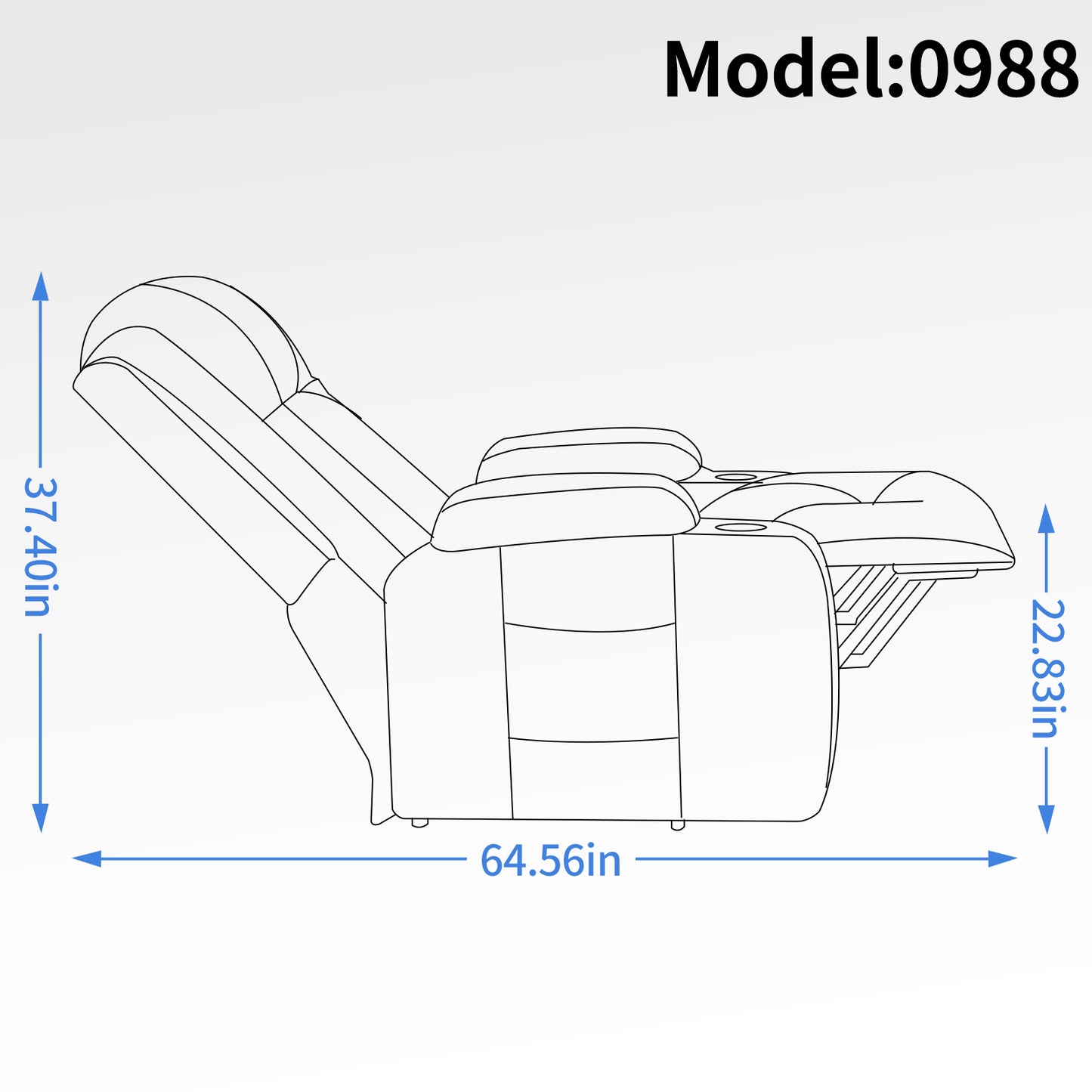 Westport Modern Vibration Power Lift Recliner