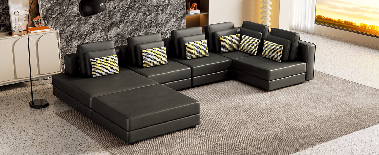 Luz Contemporary Modular Sectional Sofa