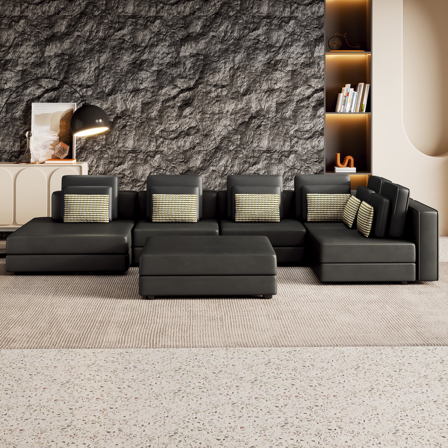 Luz Contemporary Modular Sectional Sofa