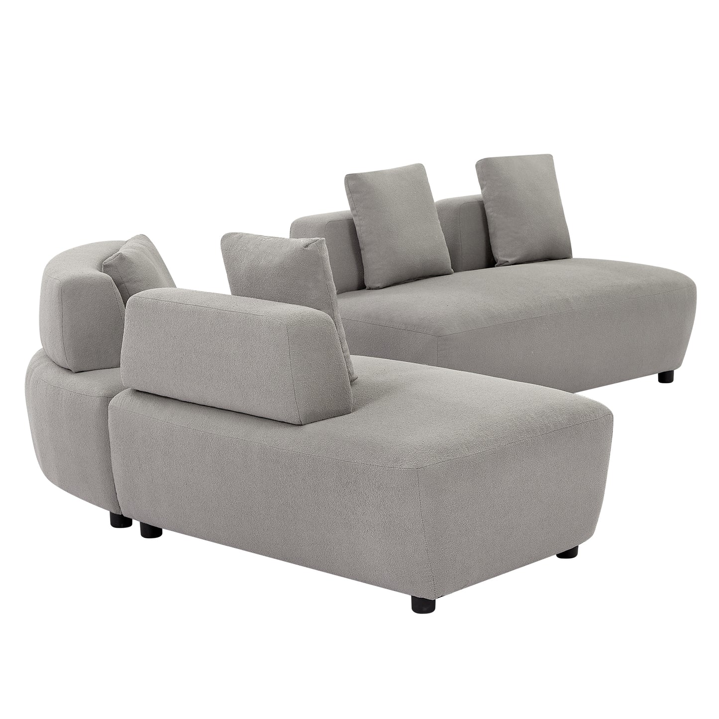 Napa Contemporary 3-piece Convertible Sectional