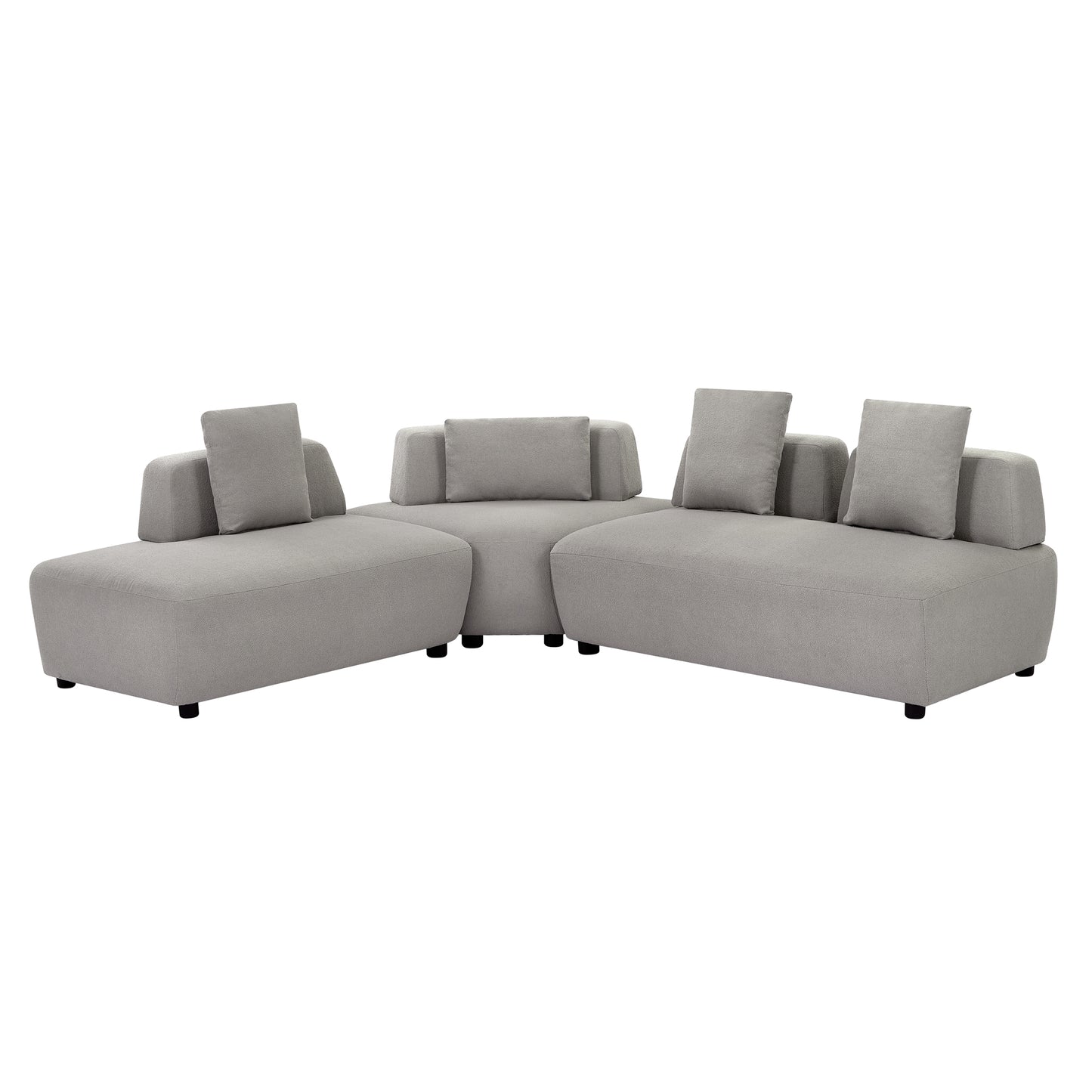 Napa Contemporary 3-piece Convertible Sectional