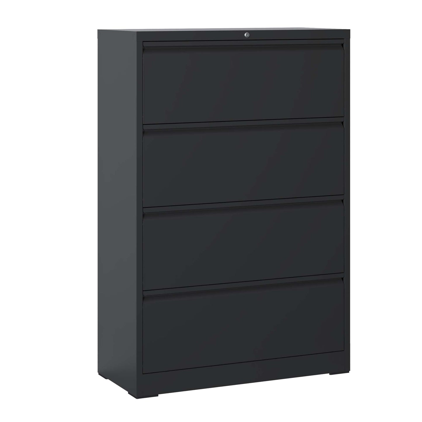 Bartholomew Modern 4-Drawer Locking Metal File Cabinet