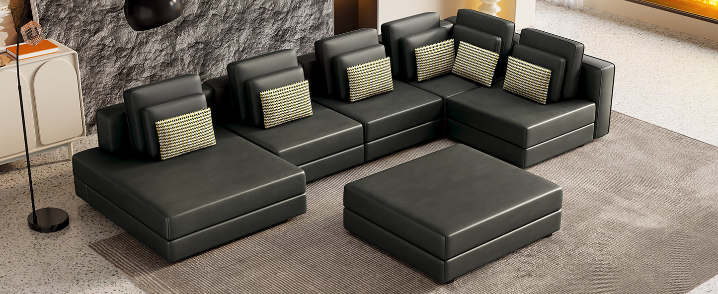 Luz Contemporary Modular Sectional Sofa