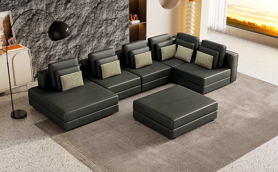 Luz Contemporary Modular Sectional Sofa