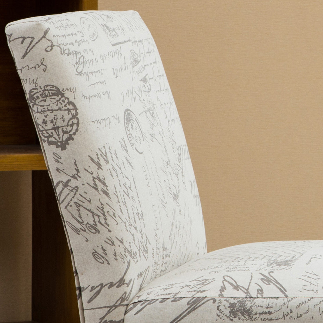 Lula Modern Botticelli Print Fabric Chair