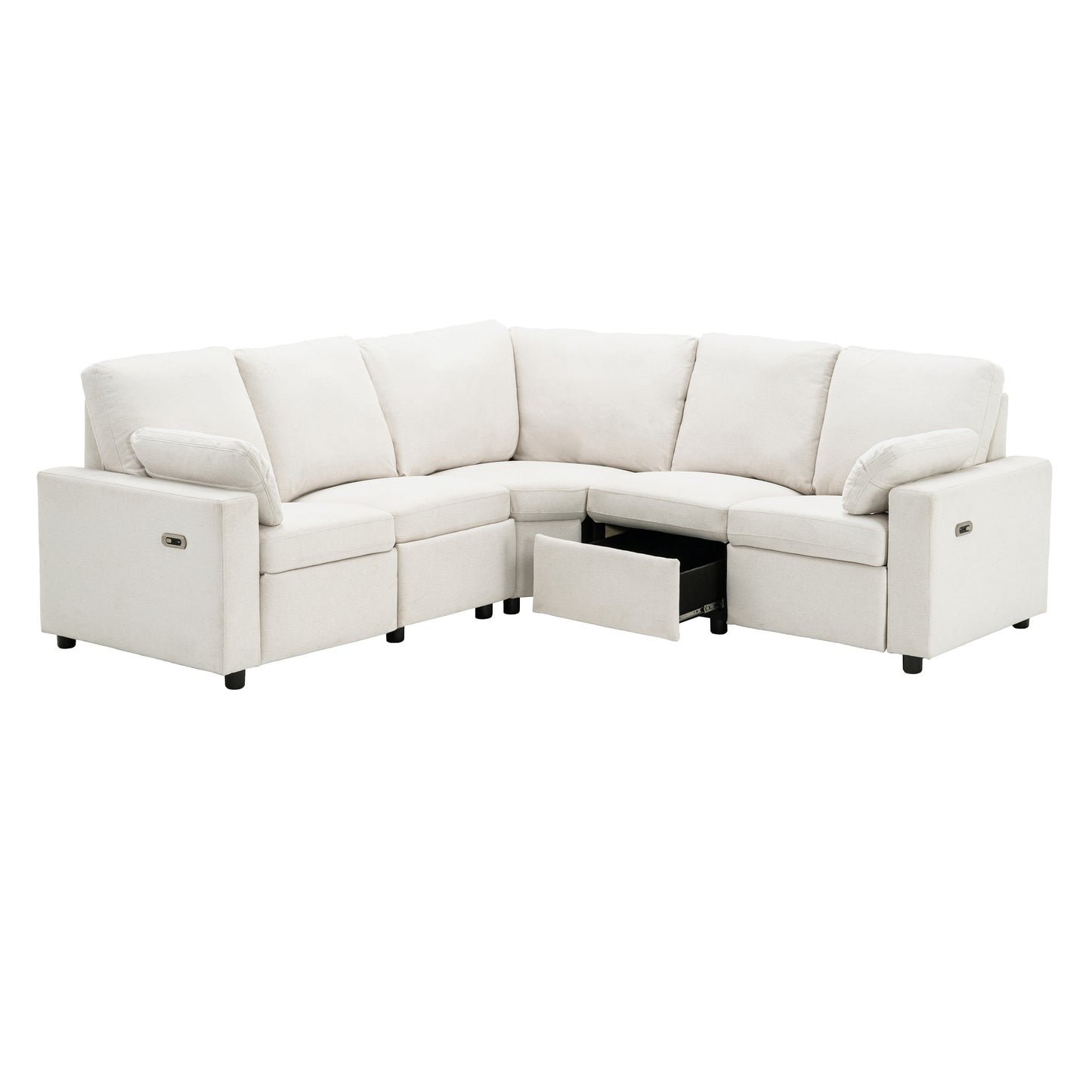 Niles Modern Power Recliner Sectional