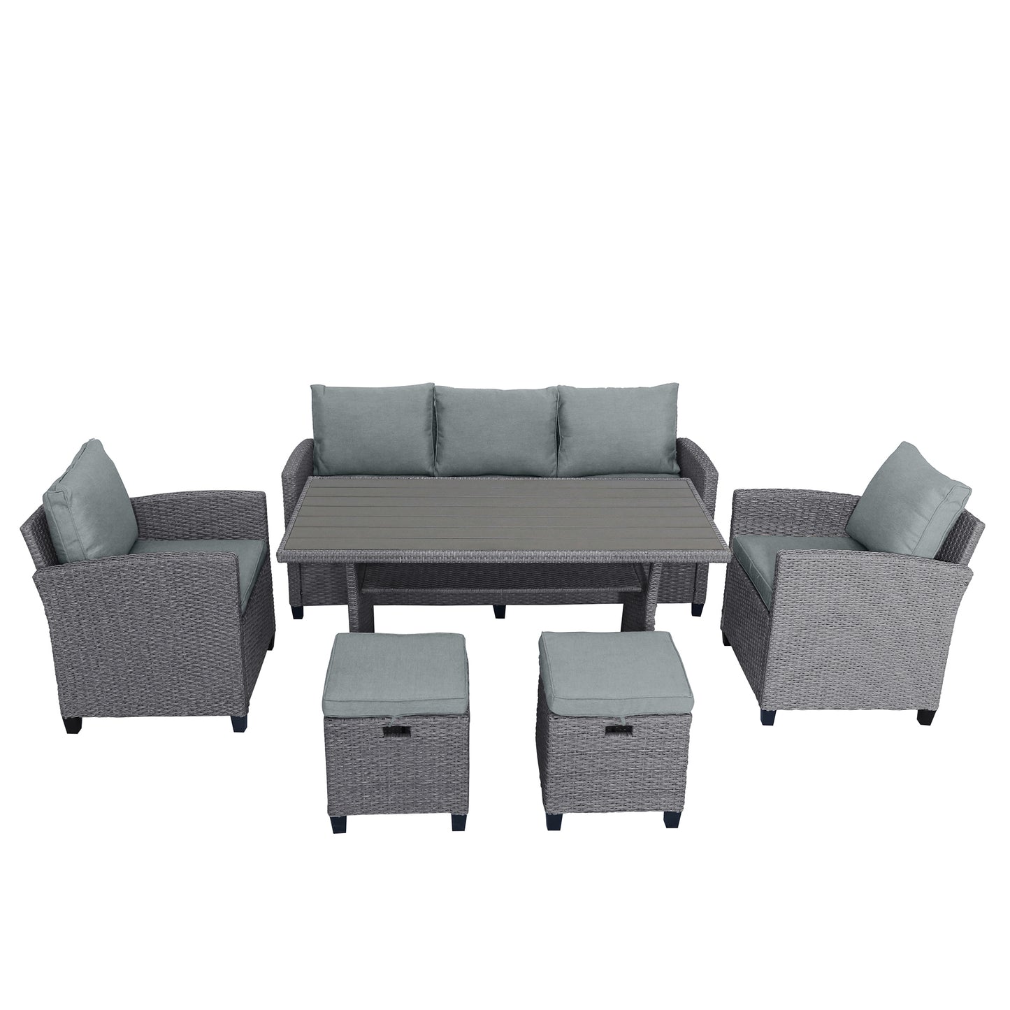 Ghivi Contemporary Rattan Outdoor Set