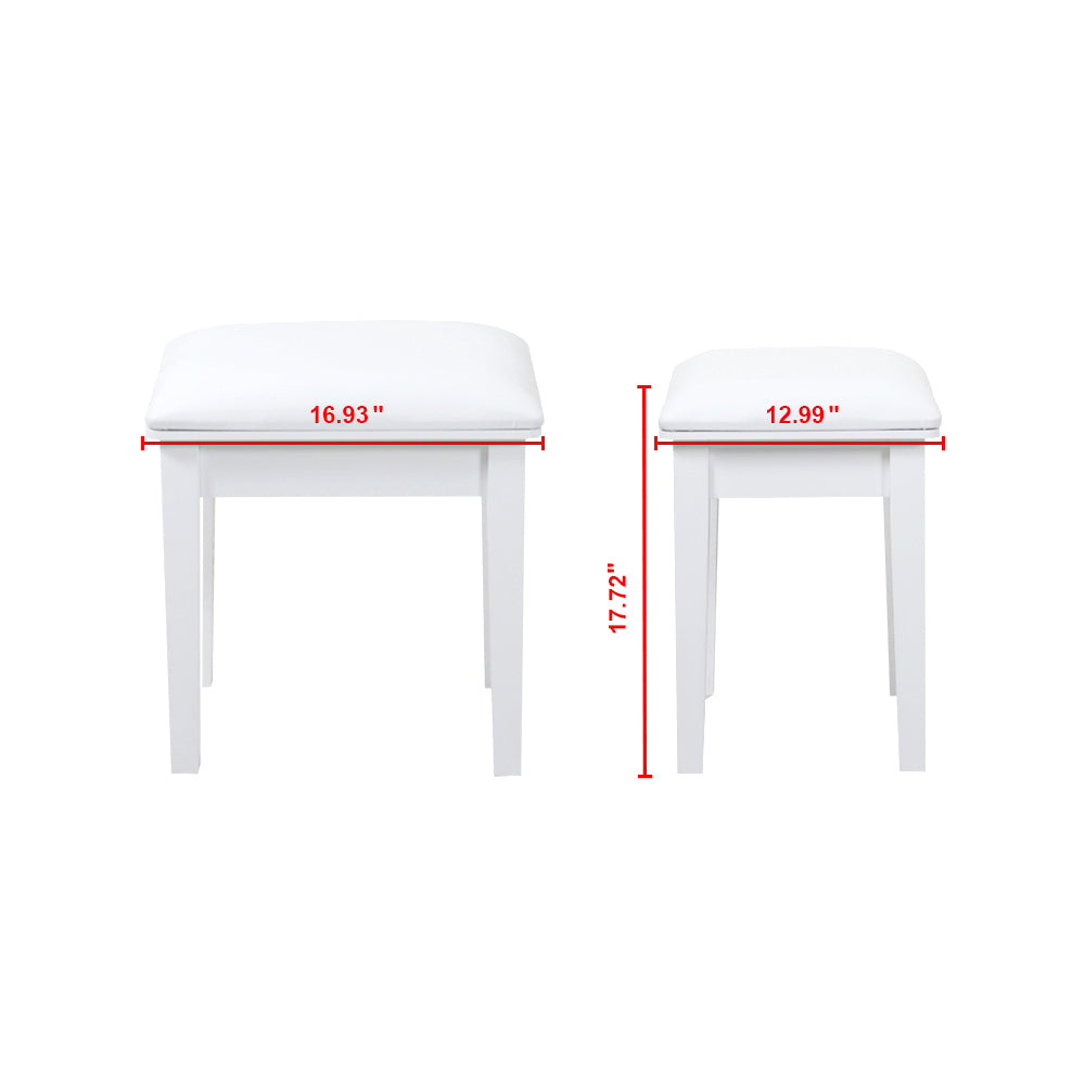 Eda Modern Cushion Vanity Stool
