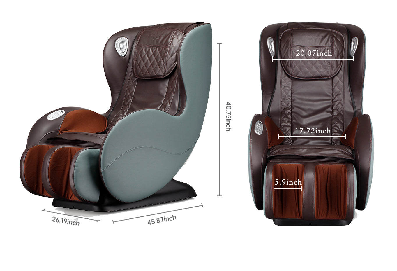 Somerset Modern Track Body Massage Recliner