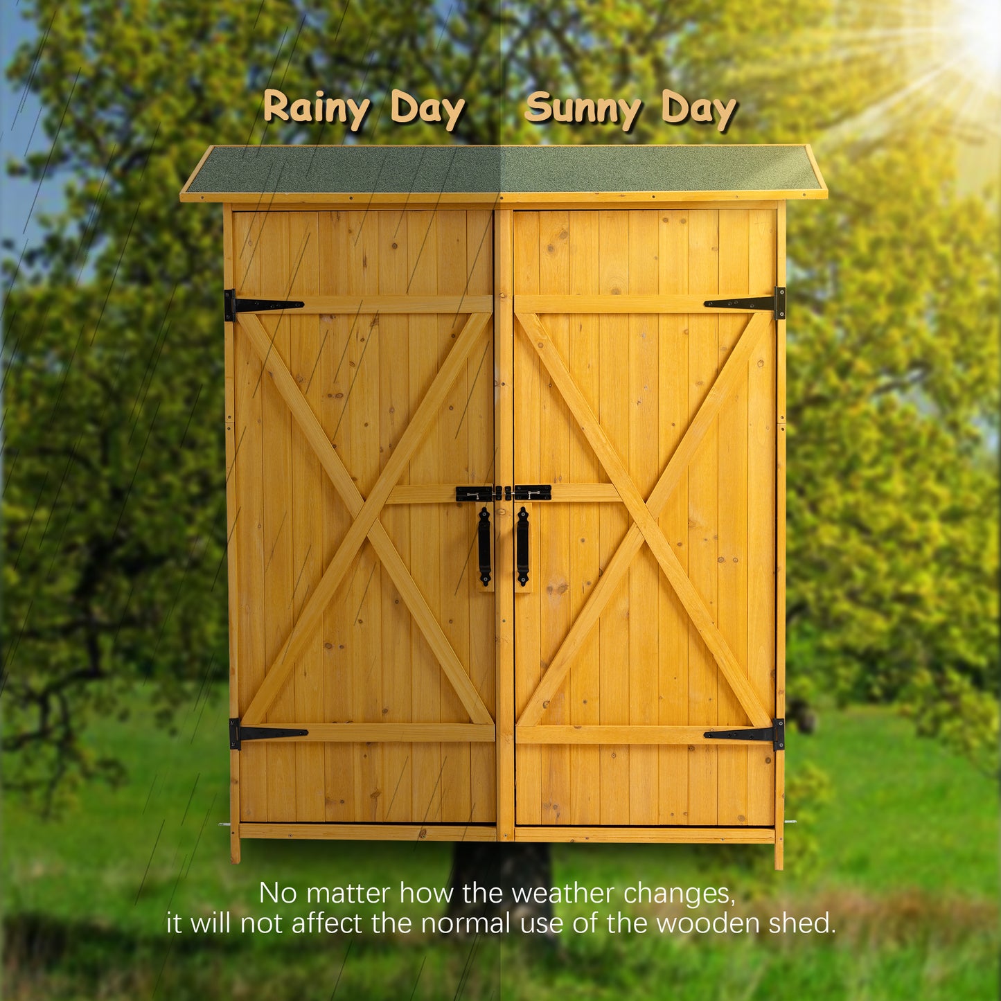 Luz Craftsman Outdoor Storage Shed