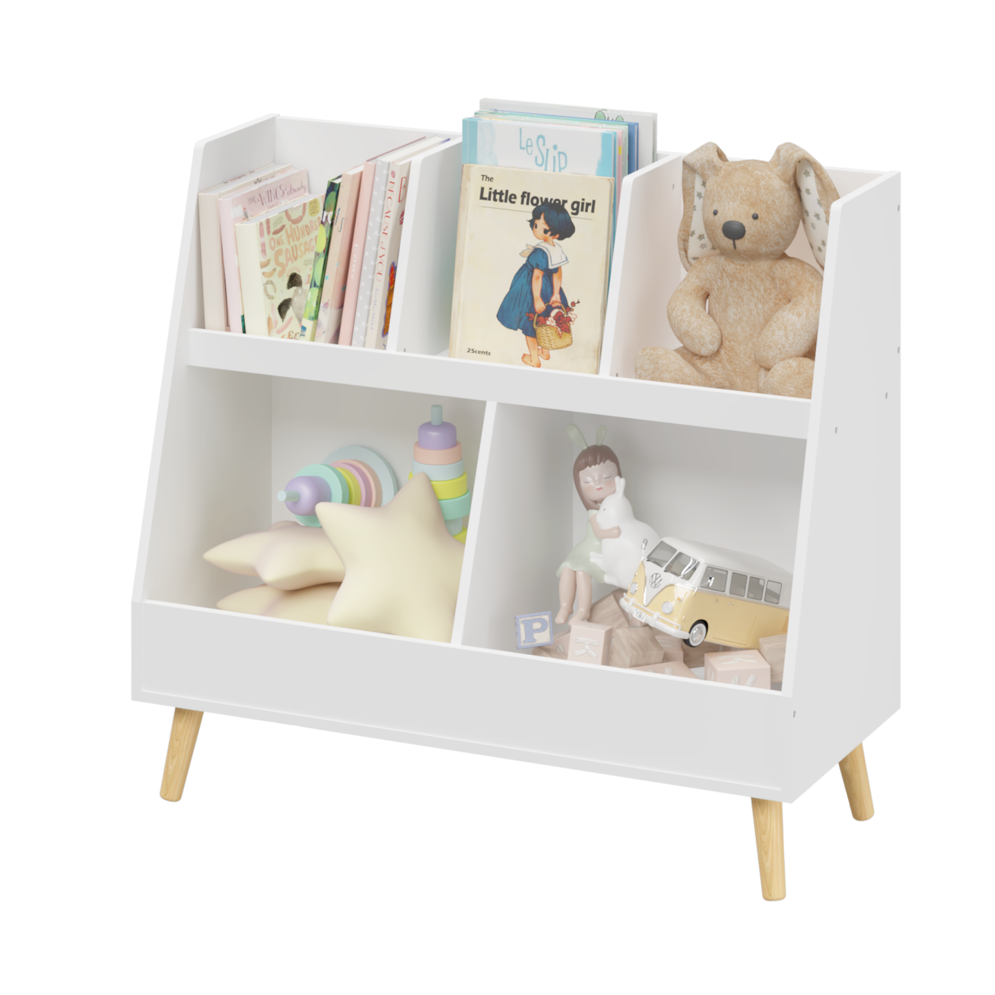 Healdsburg Craftsman Kids shelf Cubbies Organizer